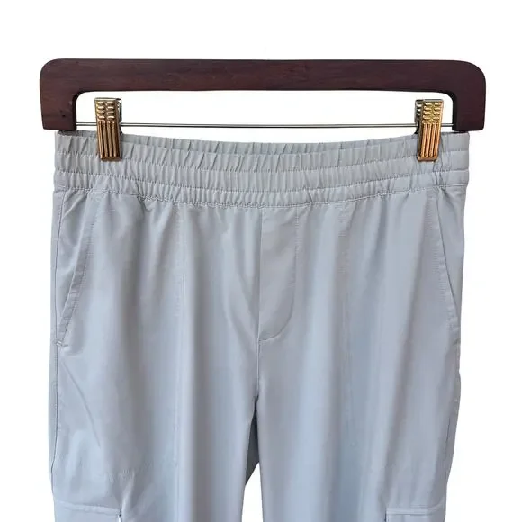 Banana Republic Standard Flyweight Cargo Jogger Pants XS in Salton Sea Cream - Picture 6 of 9